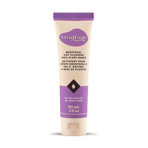 DivaCup DivaWash - Menstrual Cup Wash - Feminine Hygiene - PH Balanced - Travel Size, 60 mL