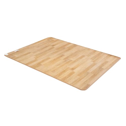 Alfombra calefactora impermeable, alfombra eléctrica infrarroja de grafeno, temperatura ajustable para sala de estar, dormitorio y oficina