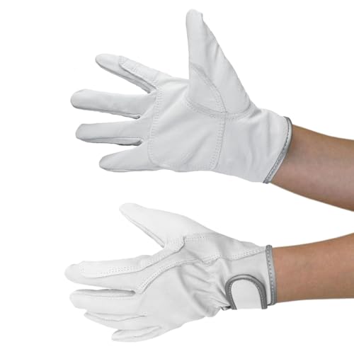 [ACE] 作業手袋 牛本革手袋 マジックテープ アテ付 Lサイズ AG2300 レスキュー手袋