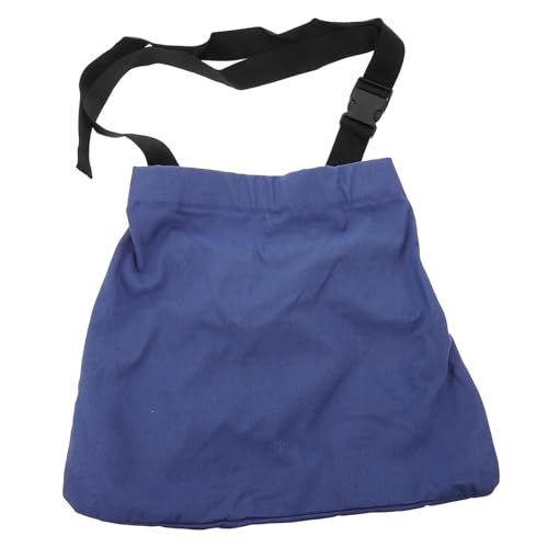 Sosoport Fruit Apron Bag Vegetable Apron Large Capacity Waist Hanging Tool Bag Blue