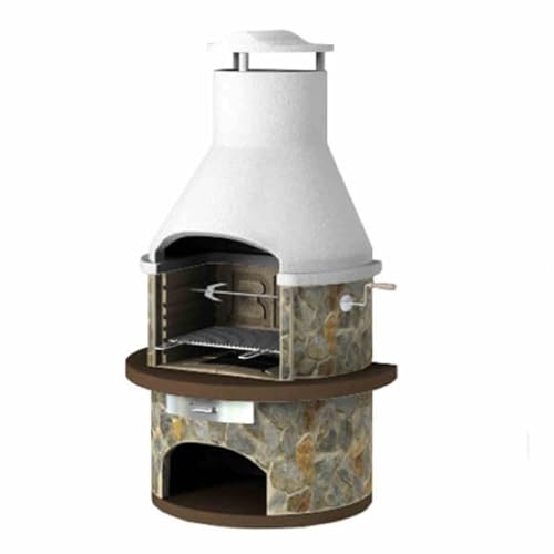 Masonry BBQ Grill with Rotisserie – Rondo Modern Design