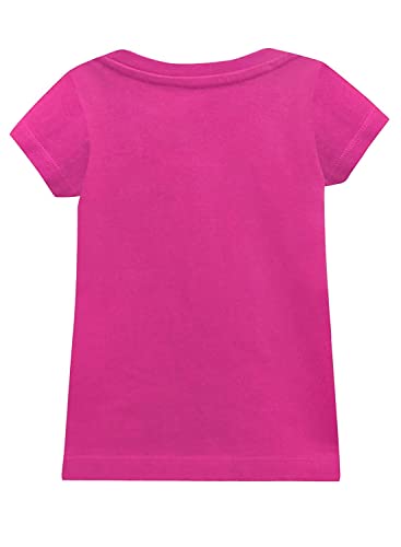 Image of A.T.U.N. (ALL THINGS UBER NICE) Girls Cotton Regular Fit Stylish Printed T-Shirt Cool & Breathable
