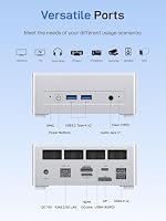 MINIS FORUM UM880 Plus Mini PC, AMD Ryzen 7 8845HS 8C/16T Prozessor bis zu 5.1 GHz, AMD Radeon 780M, 32GB DDR5(bis zu 96GB) / 1TB SSD, HDMI/DP/USB4/2,5G RJ45, OCulink, WiFi6E, BT5.2, USB 3.2 x 2 – Ansicht 7