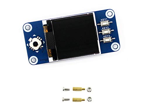Waveshare 1.44inch LCD Display Hat 128x128 Pixel SPI Interface Direct-pluggable Onto Raspberry Series Boards Examples for Raspberry Pi/Arduino/STM32 Driver ST7735S