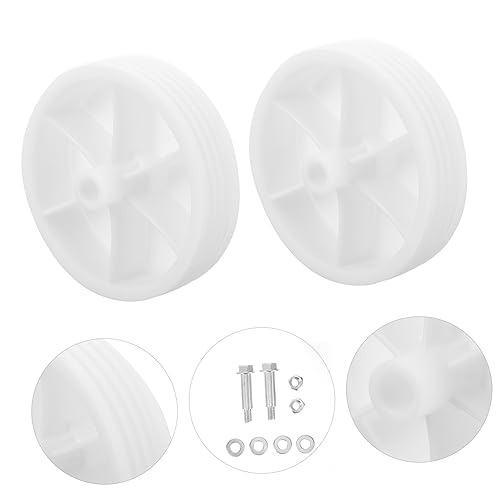 Ruedas de entrenamiento para bicicleta balacoo de plástico blanco para estabilidad y aprendizaje miniatura 2