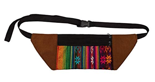 Equal Earth Colorido Bum Bag Money Belt Festival Travel Market Trade Backpacking Fair Tade (E)