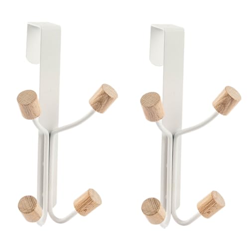 STOBAZA 2 Pack Hook Hangers Hat Hangers for Install Overcoat Hooks for Kitchen Bathroom Bedroom