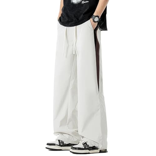 Spring Summer Sports Casual Straight Trousers Loose high Street Pants Men