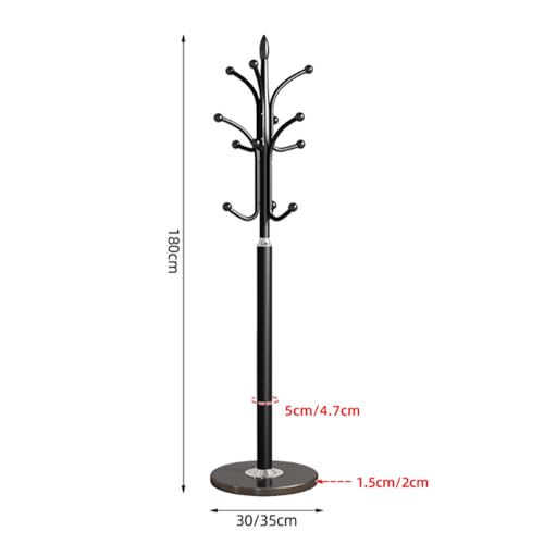 Porte-manteau en forme d'arbre pour organiser chapeaux et sacs dans le salon - 6