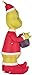 Gemmy 81246 Airblown Grinch with Present Christmas Inflatable 4 FT TALL