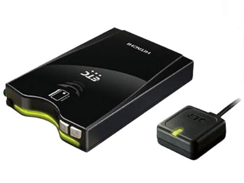 セットアップ込みでこの値段ッ HITACHI 新セキュリティ対応 ETC車載器■HF-EV715・黒色・音声案内・分離型・12V/24V両用のサムネイル