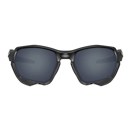 Image of Well-aimed Replacement Lenses Compatible with Oakley Plazma OO9019 Sunglasses - Black Iridium Polarized