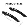XhuangTech Car Door Handle Cover for Mini F54 F55 F56 F60, Waterproof ABS Door Trim Anti-Scratch Replacement Decor, Self-Adhesive Car Handle Sticker Exterior Accessories (4, Black) #1
