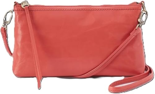 Image of HOBO Darcy Leather Convertible 3-in-1 Crossbody Bag with Removable & Adjustable Strap, Exterior Phone Slip Pocket
