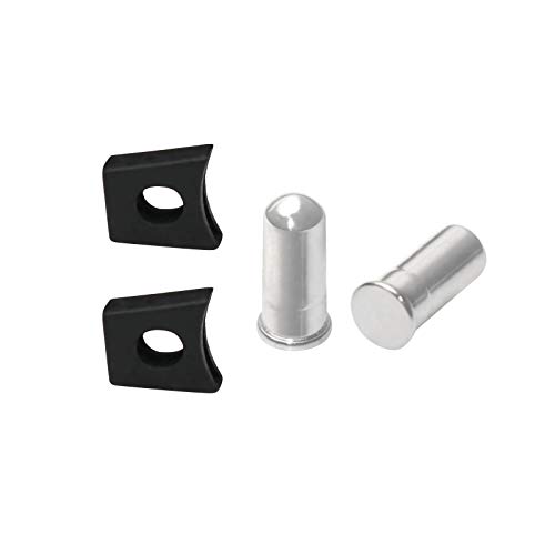 Mryok - Remache para puente de nariz y acoplamiento flexible para Oakley X Metal Juliet/XX/Penny/Mars/Romeo 2 - plateado pulido