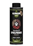 alphazoo Spielfreude Futteröl Barf Hunde Katzen 250 ml, Bewegung & Agilität, Vitalstoffe für Gelenke und Sehnen, Hanföl kaltgepresster Premium Futter-Zusatz, Naturöl-Mischung Omega-Öl, ohne BPA