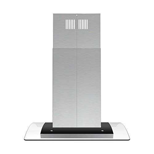 Firegas FGS-USI02G75CC Island Range Hood 30 Inch 450 Cfm With Chimney, Ceiling Mount Kitchen Vent Hood With Tempered Glass thumb #8