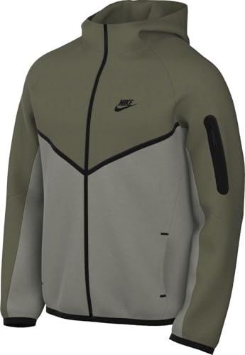 Nike HV0949-222 Men's Tech Fleece Hoodie with Zip Green4