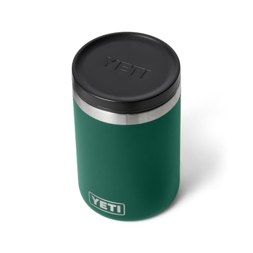 Image of YETI Rambler 16 oz Food Jar, Vacuum Insulated, Stainless Steel, With Airtight Lid, Black Forest Green