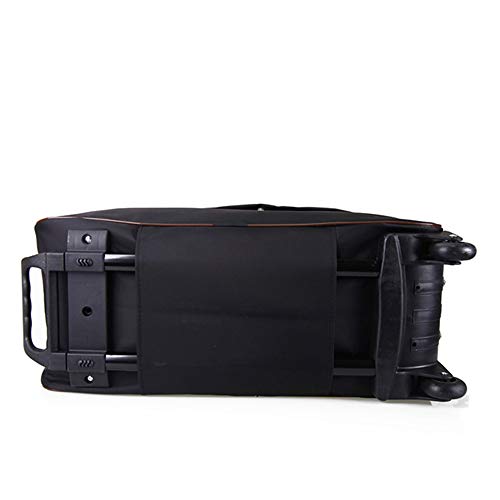 Boshen 24 Inch Travel Rolling Duffle Bag Waterproof Trolley Bag Versatile Carry-On Luggage Weekender Bag (Black)