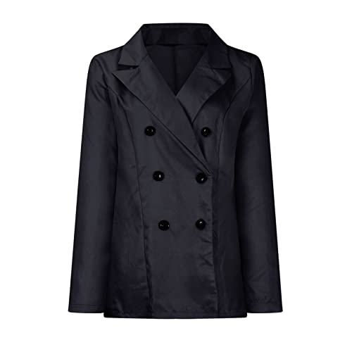 Womens Casual Long Sleeve Work Office Blazer Suit Jacket Thin Lightweight Open Front Blazer Jackets Casual Coat Tops2