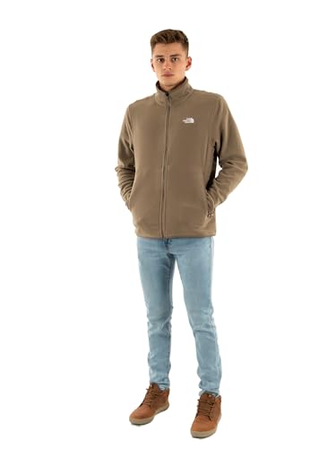 The North Face Herren Glacier Fleece Jacke, Mocha Brown, L