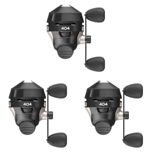 Zebco 404 Spincast Fishing Reel, Size 40 Reel (Clam Packaging) (Pack of 3)