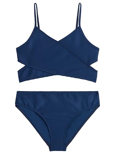 Image of Kanu Surf Girls' Coral Reef Beach Sport Wrap Around Bikini 2-piece Swimsuit