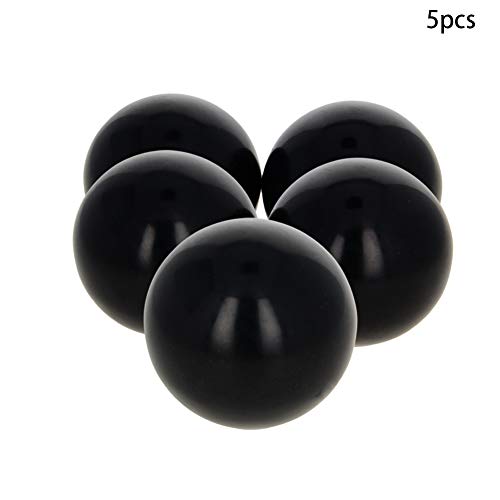 Othmro 5 Pcs Thermoset Ball Knob M20 Female Threaded Machine Handle 50mm Diameter Smooth Rim Black, M20x50 5pcs - Image 2