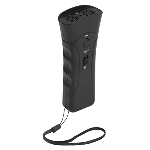 Walfront Ultraschall Hundejäger, Rindenstopper, Hundeschalldämpfer, LED Pet Gentle Trainer, Hund Ultraschall Abwehr, Tragbarer Hundtränare