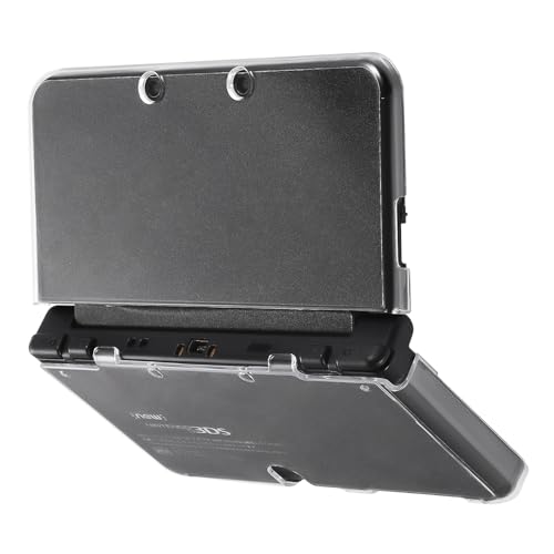 VSEER Funda 3DS – Carcasa rígida transparente ultra transparente para Nintendo New 3DS – [Nuevo diseño modificado sin bisagras]