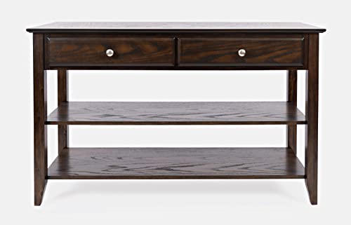 Jofran 48" Sofa Console Table with Two Drawers, Contemporary Transitional
