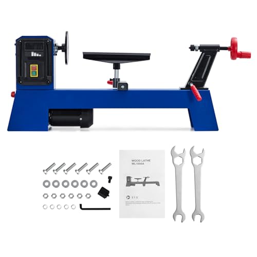 Compact 400W Benchtop Wood Lathe – 14