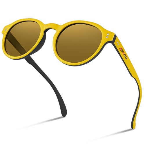 Men and Women Polarized Sunglasses UV400 Protection, Lightweight Fashion Shades,Small face