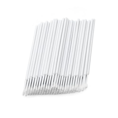 Touch Up Paint Brushes for Automotive Paint Chip Repair Disposable Micro Applicators-White (100 PCS)