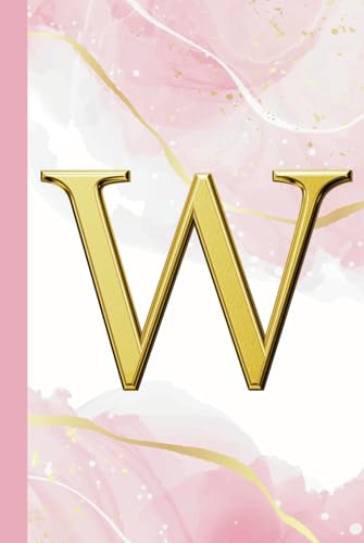 Letter W Initial Monogram Notebook: Personalized Journal | Perfect Gift for Women, Friends, and Family | 120 pages, 6 x 9 image 2