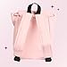 Paris Hilton Paxton Small Drawstring Rucksack Fashion Backpack, Light Pink
