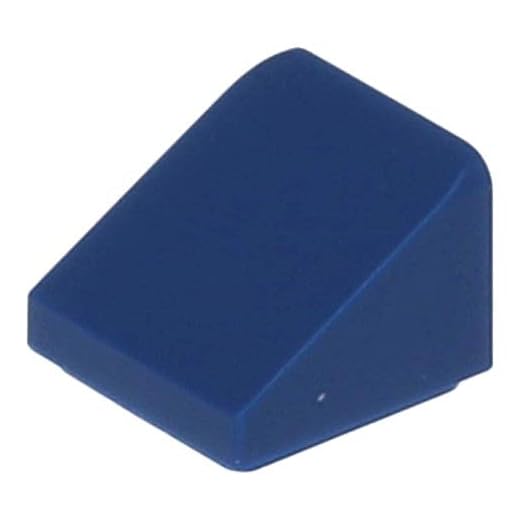 LEGO 50 x snedsten 30 1 x 1 x 2/3 mörkblå