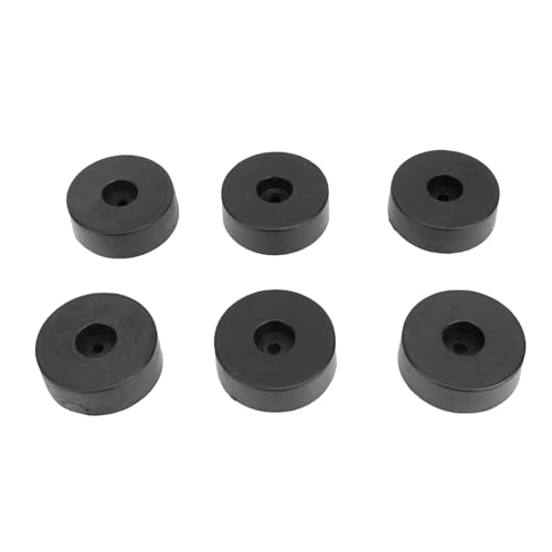 Acogedor 24pcsスピーカー分離パッドラバーショックプルーフ、振動を減らし、45 X 15mm、ターンテーブルアンプのネジを備えたサブウーファーCD DVDプレーヤー