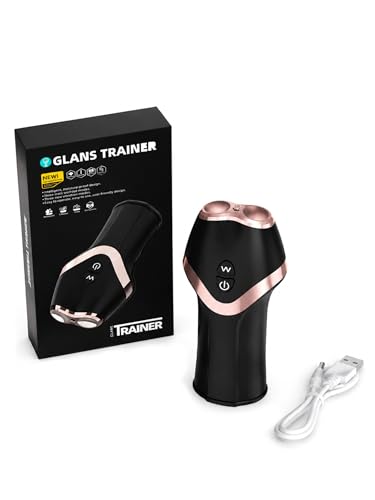 FirmFlow Pro Mens Core Trainer 12-Mode Private Performance Routine Device for Stamina & Strength USB Rechargeable Discreet & IPX4 Water-Resistant Black