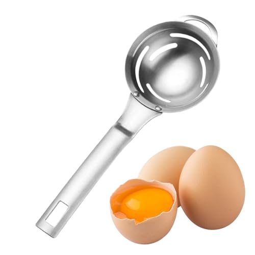 Egg Separator - Separador | Egg Yolk Separator | Egg Separator For Raw Eggs, Kitchen Gadgets, Practical Egg Yolk White Filter Egg Strainer, Baking Tools - Egg Splitter Tool