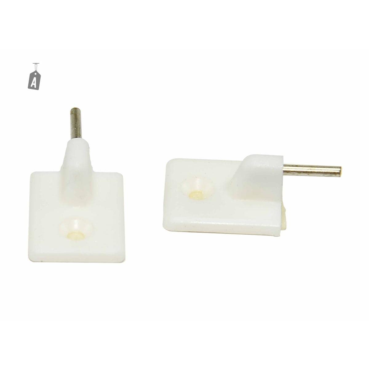 GANCI P/BRIS BRIS ADESIVI 47/8 FORATI 8PZ