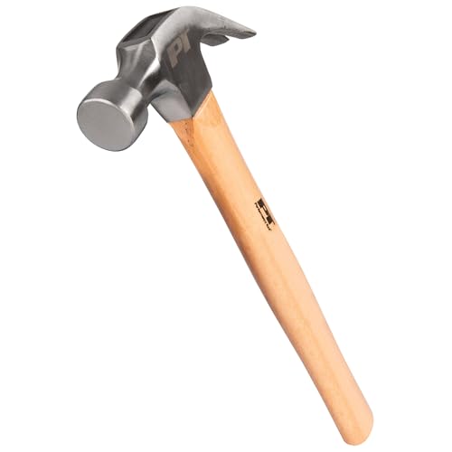 Performance Tool W1076 Wood Handle Claw Hammer...