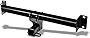 Class 3 III Black 2' Rear Bumper Trailer Tow Hitch Towing Mount Receiver Tube for 04-10 BMW E83 X3