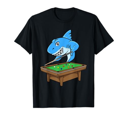 Funny Billiards Pool Shark Hall Snooker Broma Billar Camiseta
