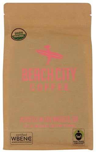 Beach City Coffee Surfer Girl Whole Bean Coffee, 12 Ounce