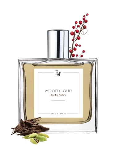 Image of EM5 Woody Oud Unisex EDP Perfume Spray for Men & Women | Woody Oud Spicy Fragrance | Day & Night Spray | Strong and Long Lasting Perfume.