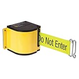 Lavi Industries Retractable Belt Barrier,Powder Coated 50-3016M/YL/18/FY/S6-1 Each