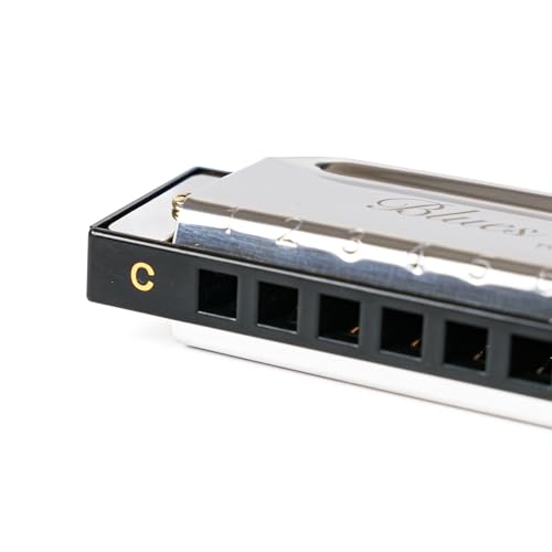 Professional Blues Harp Diatonic Harmonica, 10-Hole C Key, Sleek Design with Protective Case for Professional Player & Beginner, Gift for Family, Friends, Adult, Students - Les Beatles, Paul McCartney, John Lennon, RIngo Starr, George Harrison Professional Blues Harp Diatonic Harmonica, 10-Hole C Key, Sleek Design with Protective Case for Professional Player & Beginner, Gift for Family, Friends, Adult, Students – Image 4