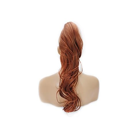 Ponytail Claw Clip - Copper - 22in Reversible Cover